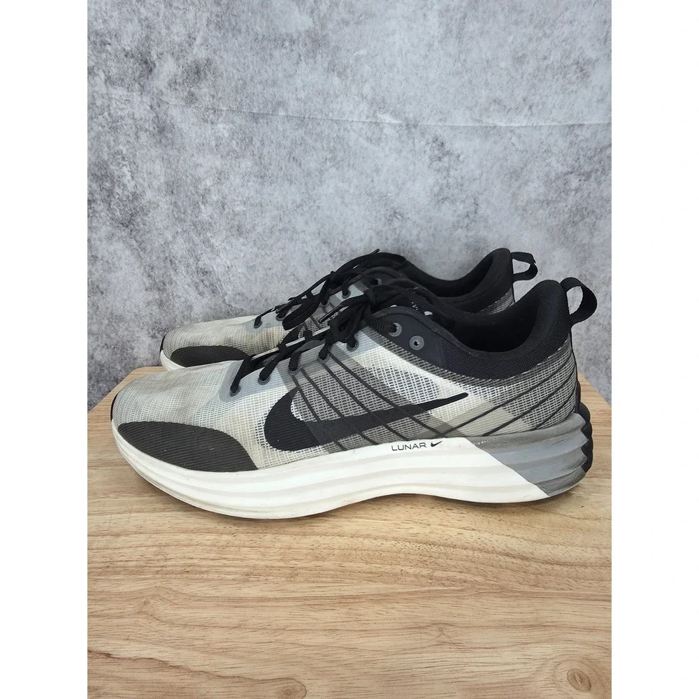 Nike Lunar Roam Running Shoes Mens 15 Summit White Black Sneakers DV2440-102